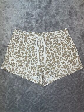 Old Navy Leopard Print Drawstring Lounge Shorts